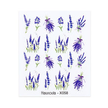 Load image into Gallery viewer, Embossed Nails Sticker 3D Flower Leaves Slider Water Transfer Nail Decals for Nail Art Transfer Sticker  3D Wave Design Decoration for Women Girls Art Stickers Decal Decoration Metallic Curve Strip Line Nail Decor
