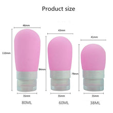 将图片加载到图库查看器，Empty Silicone Portable Travel Packing Press Bottle
