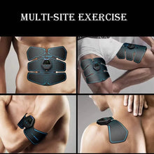将图片加载到图库查看器，EMS Muscle Stimulator LCD Screen USB Rechargeable Portable Trainer
