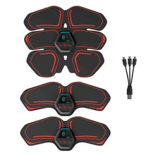 将图片加载到图库查看器，EMS Muscle Stimulator LCD Screen USB Rechargeable Portable Trainer
