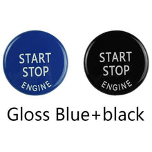 将图片加载到图库查看器，Engine START STOP Sports Engine Start Stop Button Cover Keyless Go Ignition Sticker Start Stop Engine Button Switch Cover Button Accessories Key Decor for Car Replace Cover
