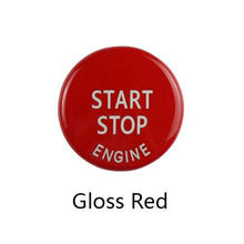 将图片加载到图库查看器，Engine START STOP Sports Engine Start Stop Button Cover Keyless Go Ignition Sticker Start Stop Engine Button Switch Cover Button Accessories Key Decor for Car Replace Cover
