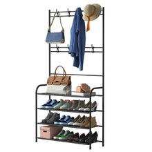 将图片加载到图库查看器，Entryway Coat Hat Rack Shoe Storage Shelf
