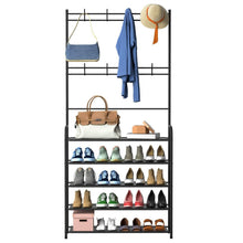 将图片加载到图库查看器，Entryway Coat Hat Rack Shoe Storage Shelf

