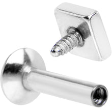 Load image into Gallery viewer, 1/4 Rhombus Internally Threaded Daith Cartilage Tragus
