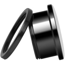 将图片加载到图库查看器，Tiger Camo Print Black Anodized Screw Fit Plug Set 18mm
