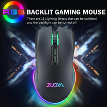 Load image into Gallery viewer, Ergonomic Design Wired RGB Professional Gaming Mouse Optical Gamer Mice Adjustable DPI Mouse With Backlight For Computer
