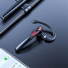 Load image into Gallery viewer, Ergonomic Single Lightweight Bluetooth Earphones Handsfree Wireless Headphones Business Driving Headset Outdoor Sports Volume Control Earphone Fingerprint Design Over Ear Earphone
