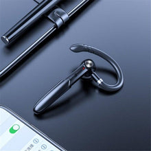 Load image into Gallery viewer, Ergonomic Single Lightweight Bluetooth Earphones Handsfree Wireless Headphones Business Driving Headset Outdoor Sports Volume Control Earphone Fingerprint Design Over Ear Earphone
