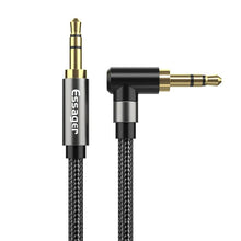 Load image into Gallery viewer, 90Degree 3.5mm Right Angle AUX Audio Cable Jack For Headphone Extension Wire
