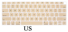 将图片加载到图库查看器，EU US English Keyboard Skin Keyboard Cover Silicon Waterproof Skin Film Protector Perfect Fit Silicone Skin Keyboard Covers For Laptops
