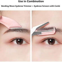 Load image into Gallery viewer, Eyebrow Trimmer Scissors with Comb
