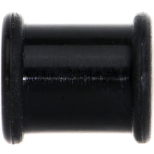Load image into Gallery viewer, 0G Flexible Black Silicone Double Flare Tunnel Plug Set
