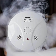 Load image into Gallery viewer, Smoke and Fire Detector Alarm – Portable Photoelectric Fire Alarm with Silence Button
