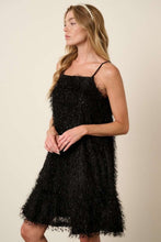 将图片加载到图库查看器，Feather Ruffle Hem Mini Cami Dress For Women – Ruffled Mini Dress, Cami Dress, Feather Detail Dress, Playful Mini Dress, Warm Weather Dress
