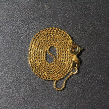 Load image into Gallery viewer, 14k Yellow Gold Diamond-Cut Bead Chain 1.0mm
