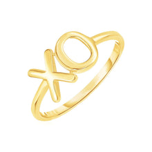将图片加载到图库查看器，14k Yellow Gold with XO Ring
