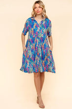 将图片加载到图库查看器，Johnny Collar Babydoll Dress with Side Pockets – Babydoll Dress, Johnny Collar Dress, Pocketed Dress, Button Down Dress, Relaxed Fit Dress
