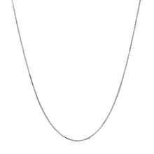 将图片加载到图库查看器，Double Extendable Box Chain in 14k White Gold (0.6mm)
