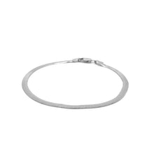 将图片加载到图库查看器，14k White Gold Super Flex Herringbone Bracelet (2.80 mm)
