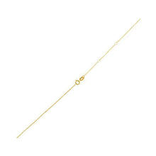 将图片加载到图库查看器，Adjustable Cable Chain in 14k Yellow Gold (0.97 mm)

