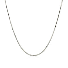Load image into Gallery viewer, Sterling Silver Rhodium Plated Octagonal Snake Chain 1.1mm
