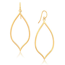 Load image into Gallery viewer, 14k Yellow Gold Marquise Style Polished Earrings
