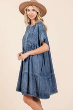 将图片加载到图库查看器，Oversized Mini Dress Relaxed Fit Boho Design Comfortable And Breathable Women Dress
