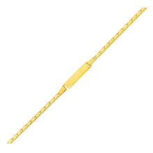 Load image into Gallery viewer, 14k Yellow Gold Childrens Heart Link ID Bracelet
