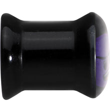 将图片加载到图库查看器，0G Licensed Purple Devil emoji Acrylic Double Flare Plug Set
