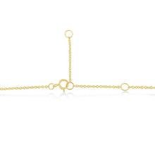 将图片加载到图库查看器，10K Yellow Gold 1/2 Carat Round Brilliant-Cut Diamond Modern Bezel-Set Solitaire 16"-18" Pendant Necklace (H-I Color, SI2-I1 Clarity)
