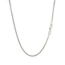 将图片加载到图库查看器，10k White Gold Gourmette Chain 1.5mm
