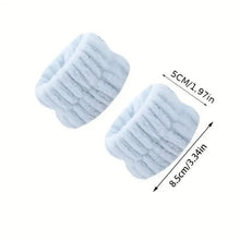 Load image into Gallery viewer, Face Washing Wrist With Sweat Wiping Bracelet Absorbing Sleeve
