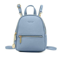 Load image into Gallery viewer, Famous Designer Mini Soft Touch Leather Small Backpack For Female And Girls Fashionable Ladies Bagpack Shoulder Bag

