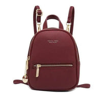 Load image into Gallery viewer, Famous Designer Mini Soft Touch Leather Small Backpack For Female And Girls Fashionable Ladies Bagpack Shoulder Bag
