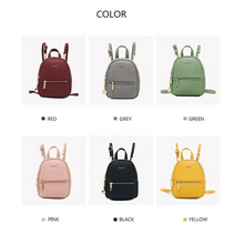 Load image into Gallery viewer, Famous Designer Mini Soft Touch Leather Small Backpack For Female And Girls Fashionable Ladies Bagpack Shoulder Bag
