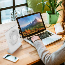 将图片加载到图库查看器，Fan USB Rechargeable Table Portable Desk Cooling Fan
