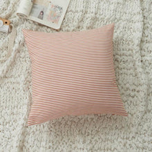将图片加载到图库查看器，Farmhouse Plaid Striped Linen Cotton Pillow Covers Outdoor Plaid Square Pillow Cushion Case Cotton Linen Throw Pillow Covers Sofa Chair Decorative Cotton Cushions Cover Red Green Blue Pillowcase
