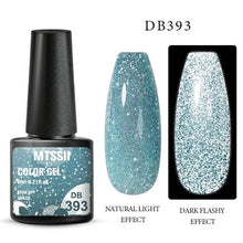 将图片加载到图库查看器，Fashion 2022 Reflective Glitter Gel Nail Polish 8 Colors Sparkling Auroras Permanent UV Diamond Gel Nail Polish Gel For Girls and Womens
