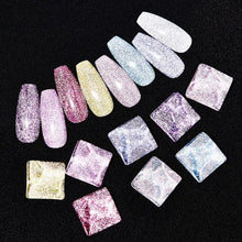 将图片加载到图库查看器，Fashion 2022 Reflective Glitter Gel Nail Polish 8 Colors Sparkling Auroras Permanent UV Diamond Gel Nail Polish Gel For Girls and Womens
