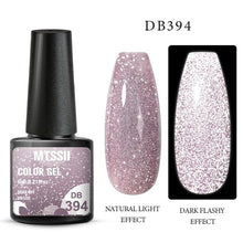 将图片加载到图库查看器，Fashion 2022 Reflective Glitter Gel Nail Polish 8 Colors Sparkling Auroras Permanent UV Diamond Gel Nail Polish Gel For Girls and Womens
