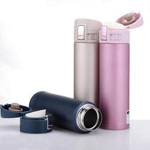 将图片加载到图库查看器，Fashion 500ml Stainless Steel Insulated Cup Coffee Tea Thermos Bottle Thermal Water Bottle Travel Drink Bottle Tumbler Warm Water Container Coffee Keeper Tea Keeper Camping Travel Coffee Tea Milk Mug Kitchen Dining Set Reusable Water Bottle
