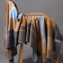 将图片加载到图库查看器，Fashion Autumn Winter Warm High Quality Long Soft Cashmere Hijabs Scarves Dot Pattern Tassels Elegant Thicken Wrap Shawl Ladies Lightweight Escharpe Soft Wool Cashmere Muffler For Women
