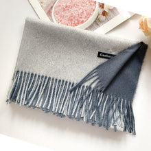 将图片加载到图库查看器，Fashion Autumn Winter Warm High Quality Long Soft Cashmere Hijabs Scarves Dot Pattern Tassels Elegant Thicken Wrap Shawl Ladies Lightweight Escharpe Soft Wool Cashmere Muffler For Women
