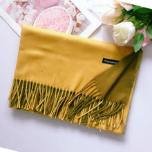 将图片加载到图库查看器，Fashion Autumn Winter Warm High Quality Long Soft Cashmere Hijabs Scarves Dot Pattern Tassels Elegant Thicken Wrap Shawl Ladies Lightweight Escharpe Soft Wool Cashmere Muffler For Women
