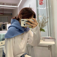 将图片加载到图库查看器，Fashion Balaclava Shawl Women Winter Hat Soft Knitted Hooded Neck Collar Cap Beanie Hat Warm Scarf Unisex Bonnet Hooded Scarf Hat Face Hooded Cowl Neckerchief with Drawstring Soft Balaclava Pullover Knitted Beanie for Adults Men Women Ski Caps

