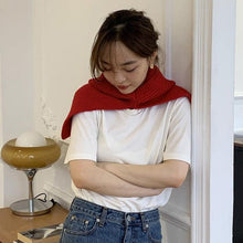将图片加载到图库查看器，Fashion Balaclava Shawl Women Winter Hat Soft Knitted Hooded Neck Collar Cap Beanie Hat Warm Scarf Unisex Bonnet Hooded Scarf Hat Face Hooded Cowl Neckerchief with Drawstring Soft Balaclava Pullover Knitted Beanie for Adults Men Women Ski Caps
