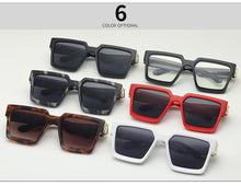 Load image into Gallery viewer, Fashion Black Design Stylish Sunglasses For Men &amp; Women Square Shape Driving Eyewear Classic Luxury Style Sun Glasses For Men Women Anti Blue Light Sun Glasses For Summer
