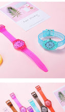 将图片加载到图库查看器，Fashion Casual Environmental Friendly Silicone Childrens Quartz Fashion Watches Retro Classic Analog Time Teacher Young Girls Teen Wrist Watch With Colorful Silicone Band For Valentine’s Day
