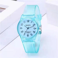 将图片加载到图库查看器，Fashion Casual Environmental Friendly Silicone Childrens Quartz Fashion Watches Retro Classic Analog Time Teacher Young Girls Teen Wrist Watch With Colorful Silicone Band For Valentine’s Day
